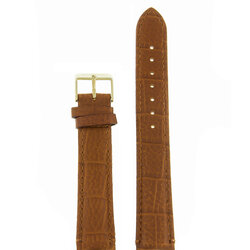 MAKNAMARA 18 мм св.корич крокодил зол заст MP-18042