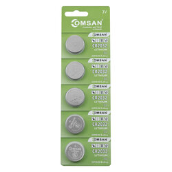 COMSAN CR2032, LITHIUM (5BL)