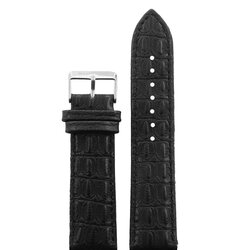 MAKNAMARA 22 мм croco чер сер заст MP-22003